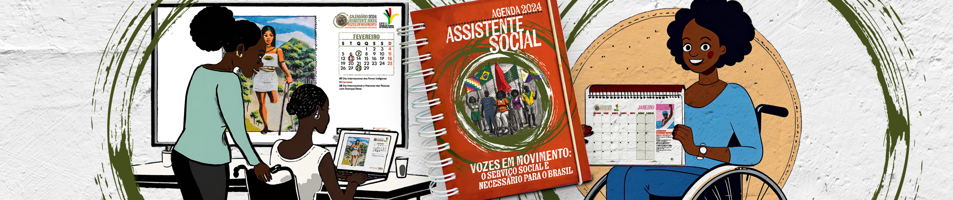 Agenda e Planejador 2024 Assistente Social! Saiba como adquirir e baixe o material digital