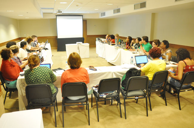 Imagem da reunião do Conselho Pleno do CFESS