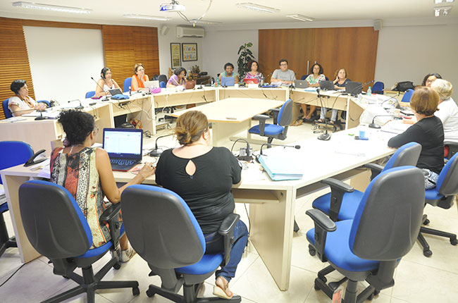 Imagem da primeira reunião do Conselho Pleno do CFESS em 2016