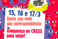 Eleições do Conjunto CFESS-CRESS: é hora de votar!