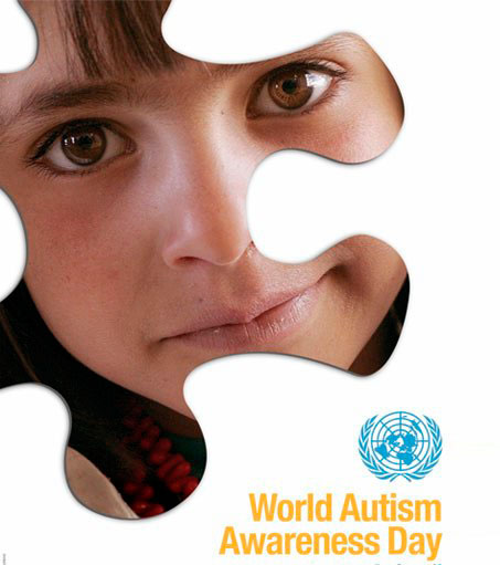 Imagem do cartaz da ONU pelo Dia Mundial de Conscientização do Autismo