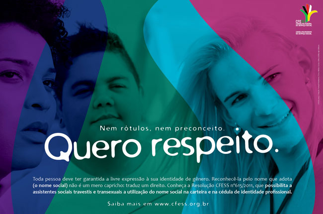 Imagem do cartaz da campanha pela Visibilidade Trans