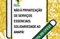 CFESS afirma: apagão no Amapá é um retrato da falácia da privatização
