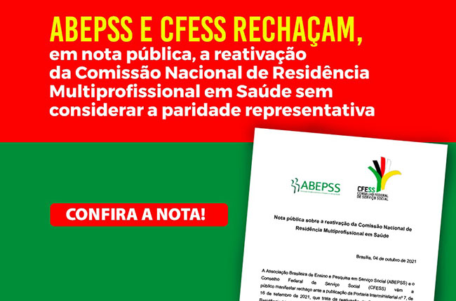 CFESS e ABEPSS pedem revogação de Portaria Interministerial
