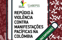 Serviço Social brasileiro se solidariza ao povo da Colômbia