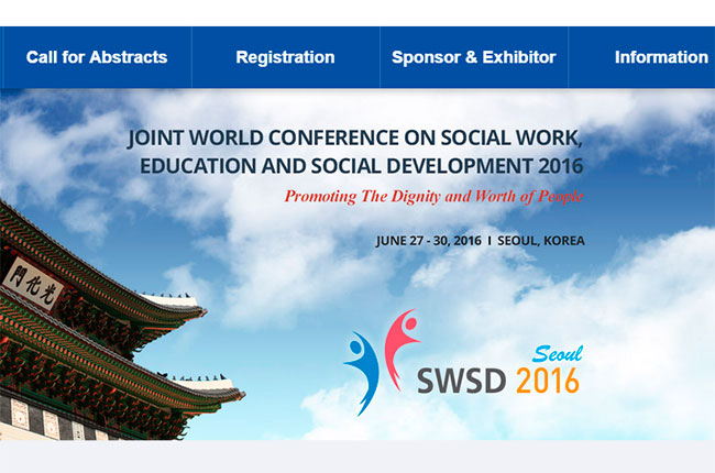 Imagem do site da Conferência Mundial de Serviço Social 2016